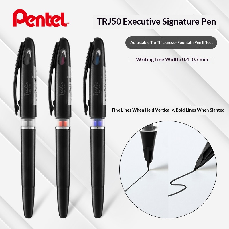 Pentel Pen Sign Pen - Japonya Pentel TRJ50 Tradio Stylo Yeniden