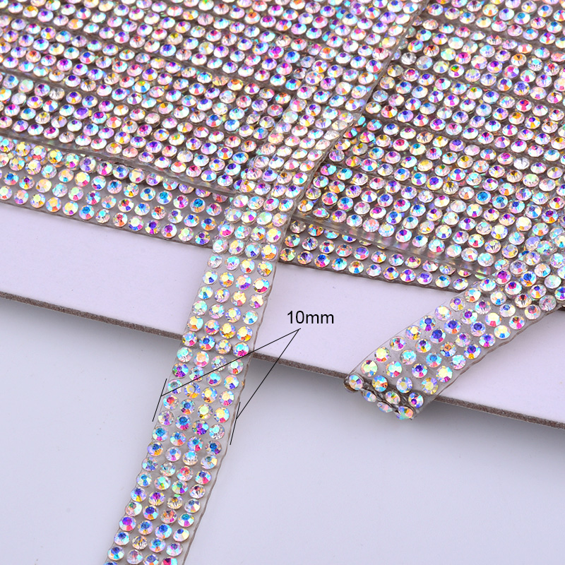 JUNAO 5Yard kristal AB Rhinest - Crystal Mesh Fabric incelemesi ve fiyatı