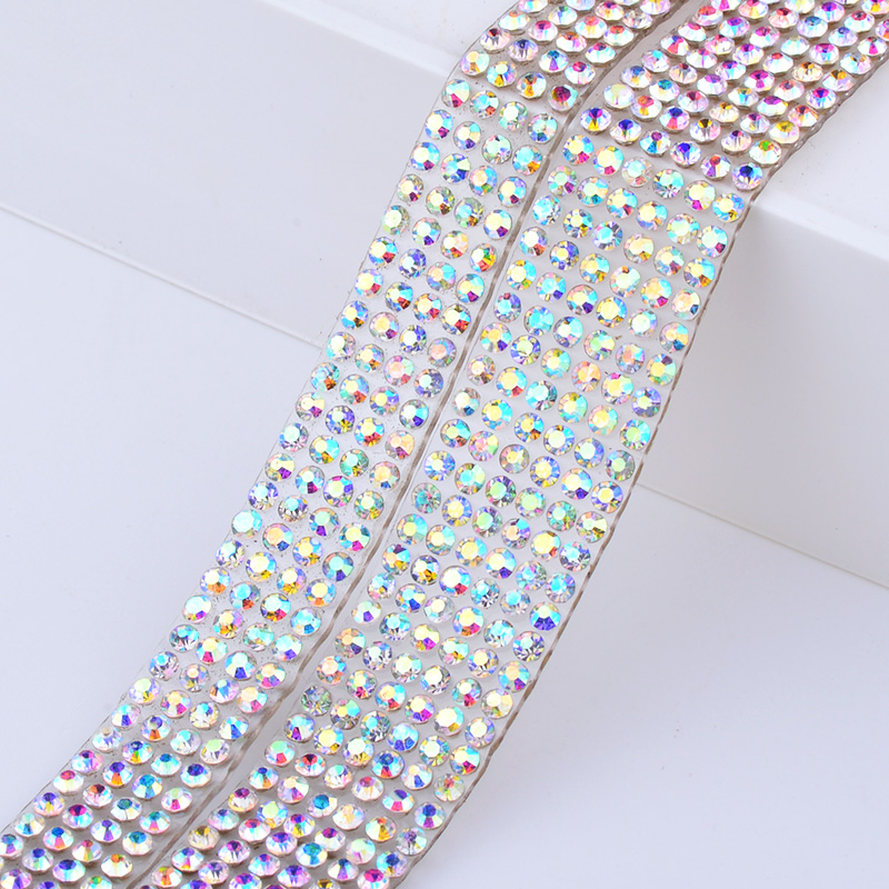JUNAO 5Yard kristal AB Rhinest - Crystal Mesh Fabric incelemesi ve fiyatı