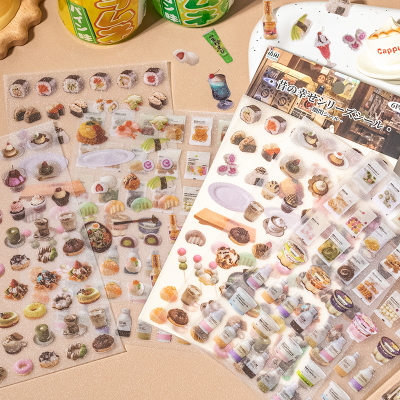 6 sayfa Sevimli Kek aperatifle - Embellishments For Scrapbooking incelemesi ve fiyatı