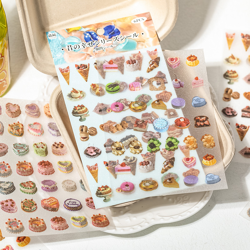 6 sayfa Sevimli Kek aperatifle - Embellishments For Scrapbooking incelemesi ve fiyatı